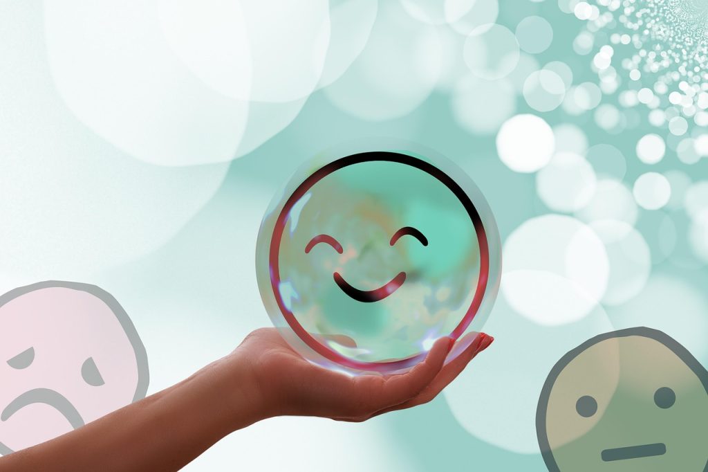 Green satisfaction bubble